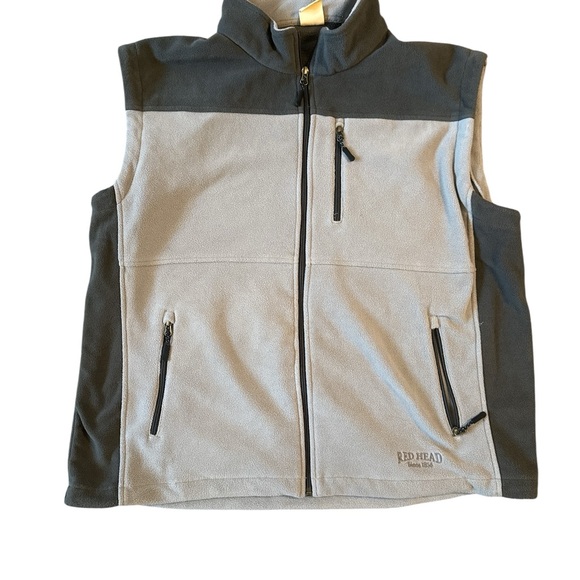 RedHead Charcoal Fleece Vest - Picture 1 of 5